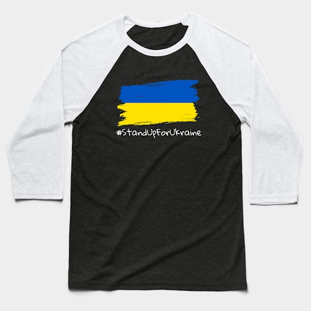 #StandUpForUkraine Baseball T-Shirt by Yasna